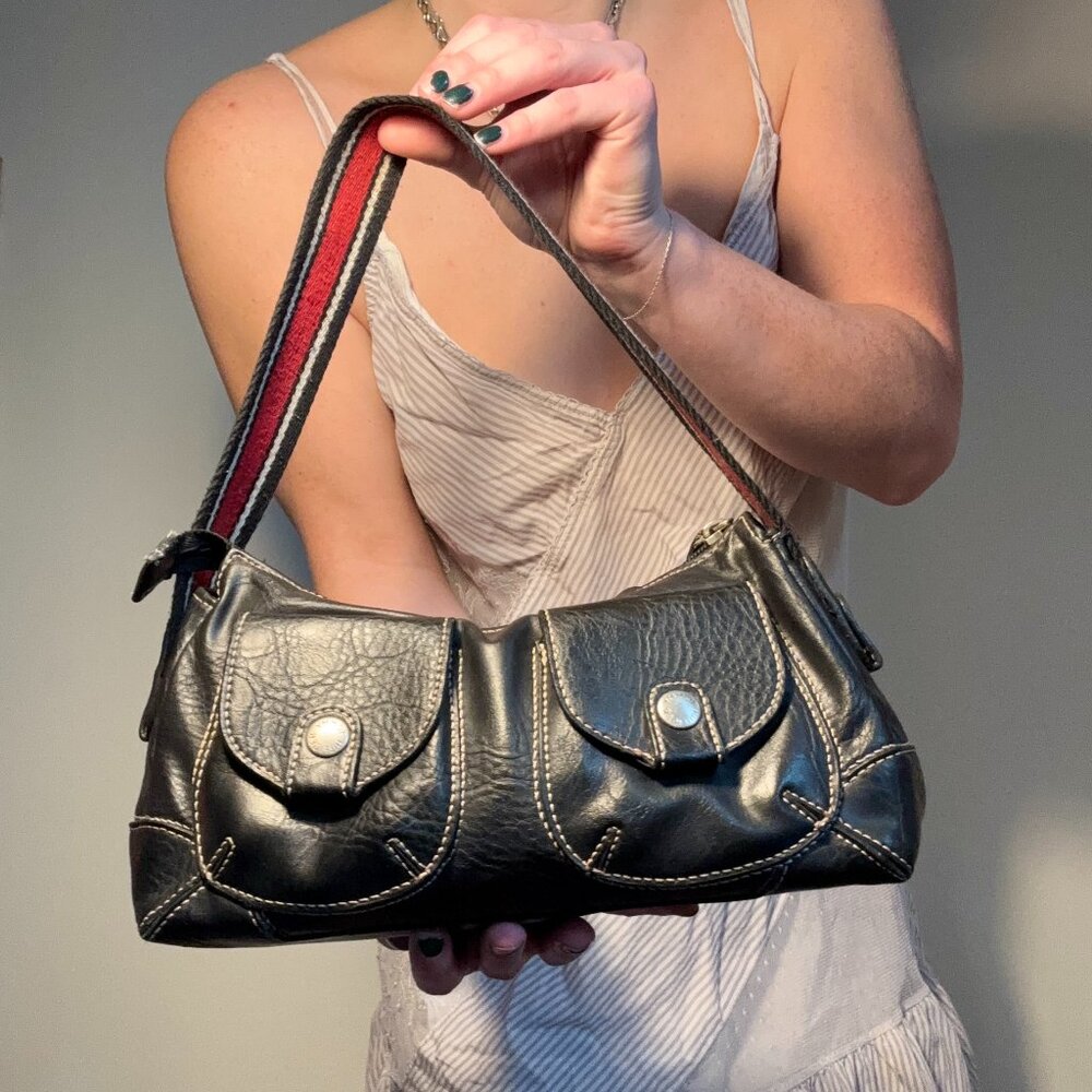 Tommy Hilfiger Y2K Faux Leather Shoulder Bag